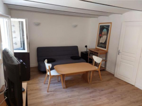 Studio rez-de-jardin 30m² avec cuisine équipée en centre-ville et 9 mn a pied des plages